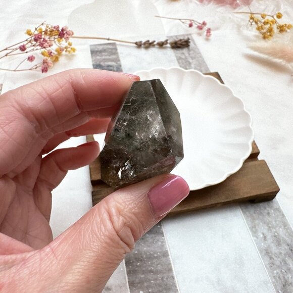 Small Garden Quartz Lodalite Free Form | Garden Quartz Gusher - Picture 4 of 10